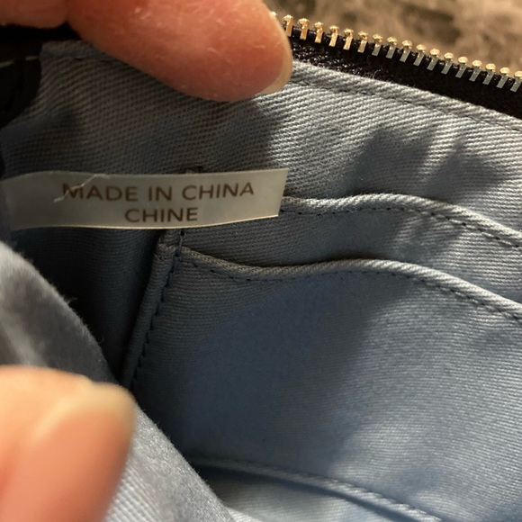 Coach wristlet. Authentic. White with blue polka dots - Picture 4 of 6